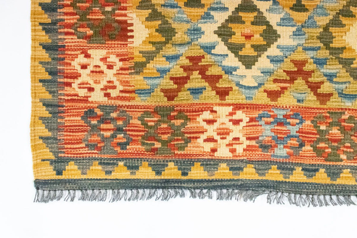 Dywan Kelim - Orientalny - 131 x 83 cm - wielokolorowy