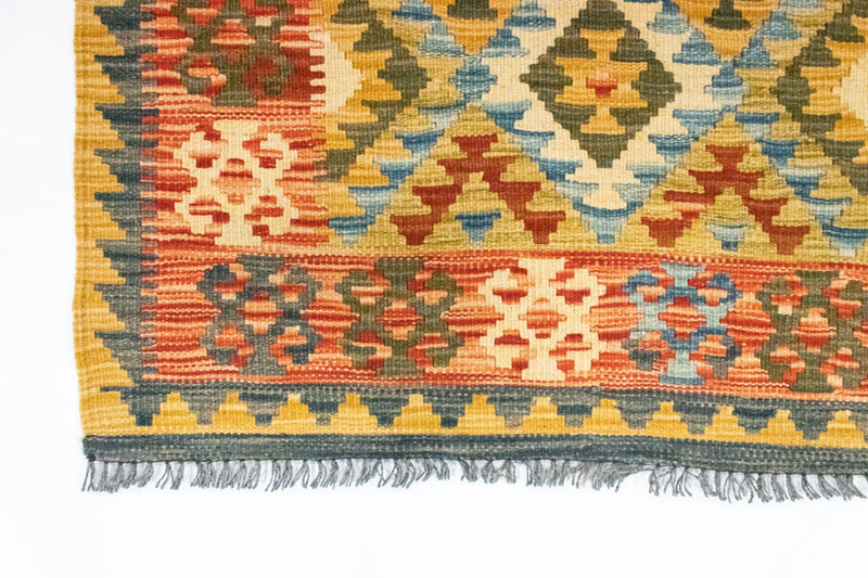 Dywan Kelim - Orientalny - 131 x 83 cm - wielokolorowy