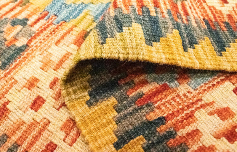 Dywan Kelim - Orientalny - 131 x 83 cm - wielokolorowy