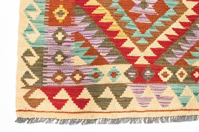 Dywan Kelim - Orientalny - 109 x 80 cm - wielokolorowy