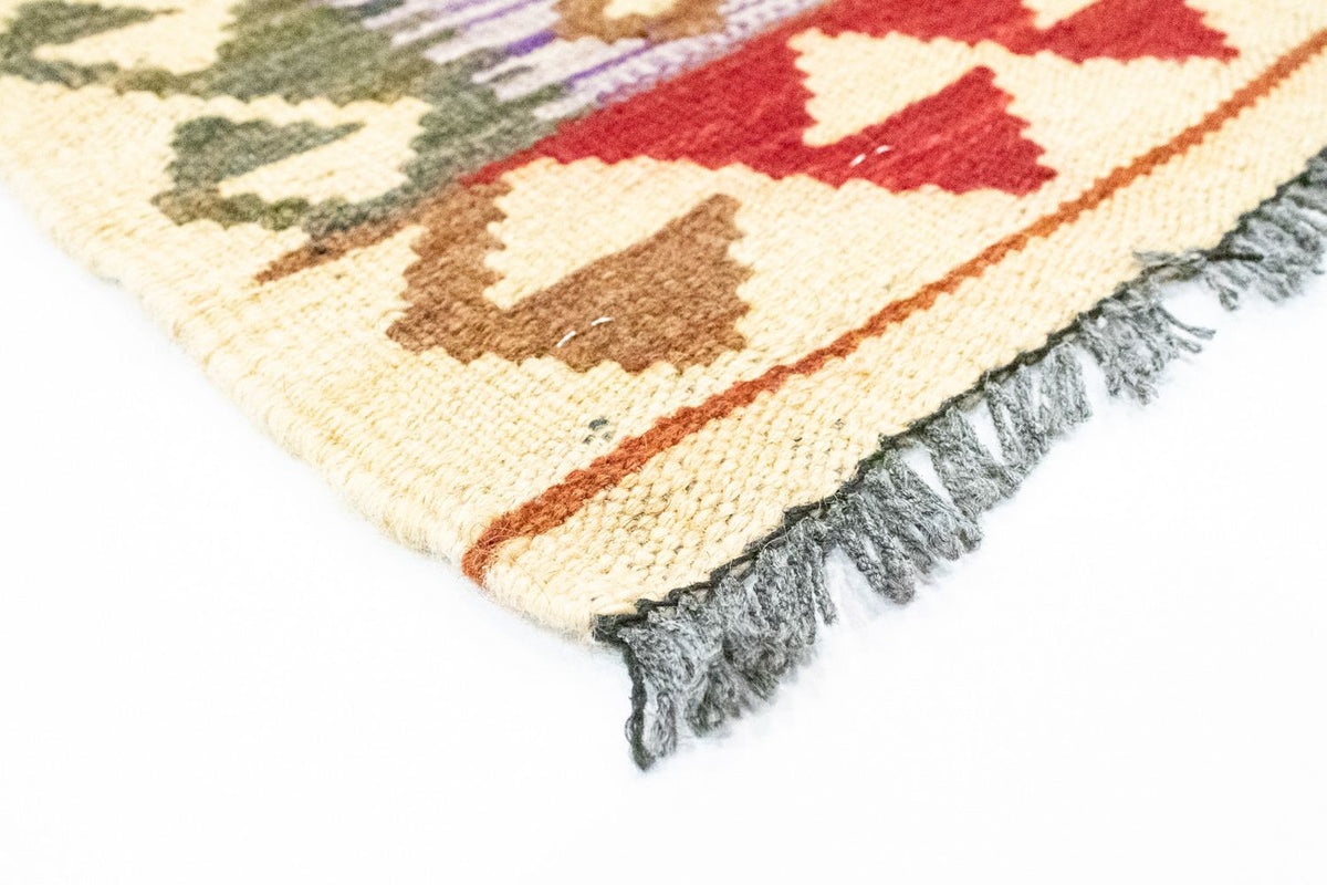 Dywan Kelim - Orientalny - 109 x 80 cm - wielokolorowy