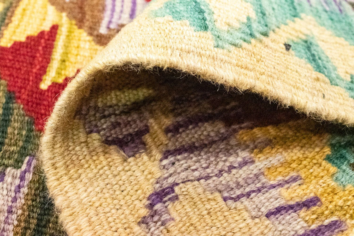 Dywan Kelim - Orientalny - 109 x 80 cm - wielokolorowy