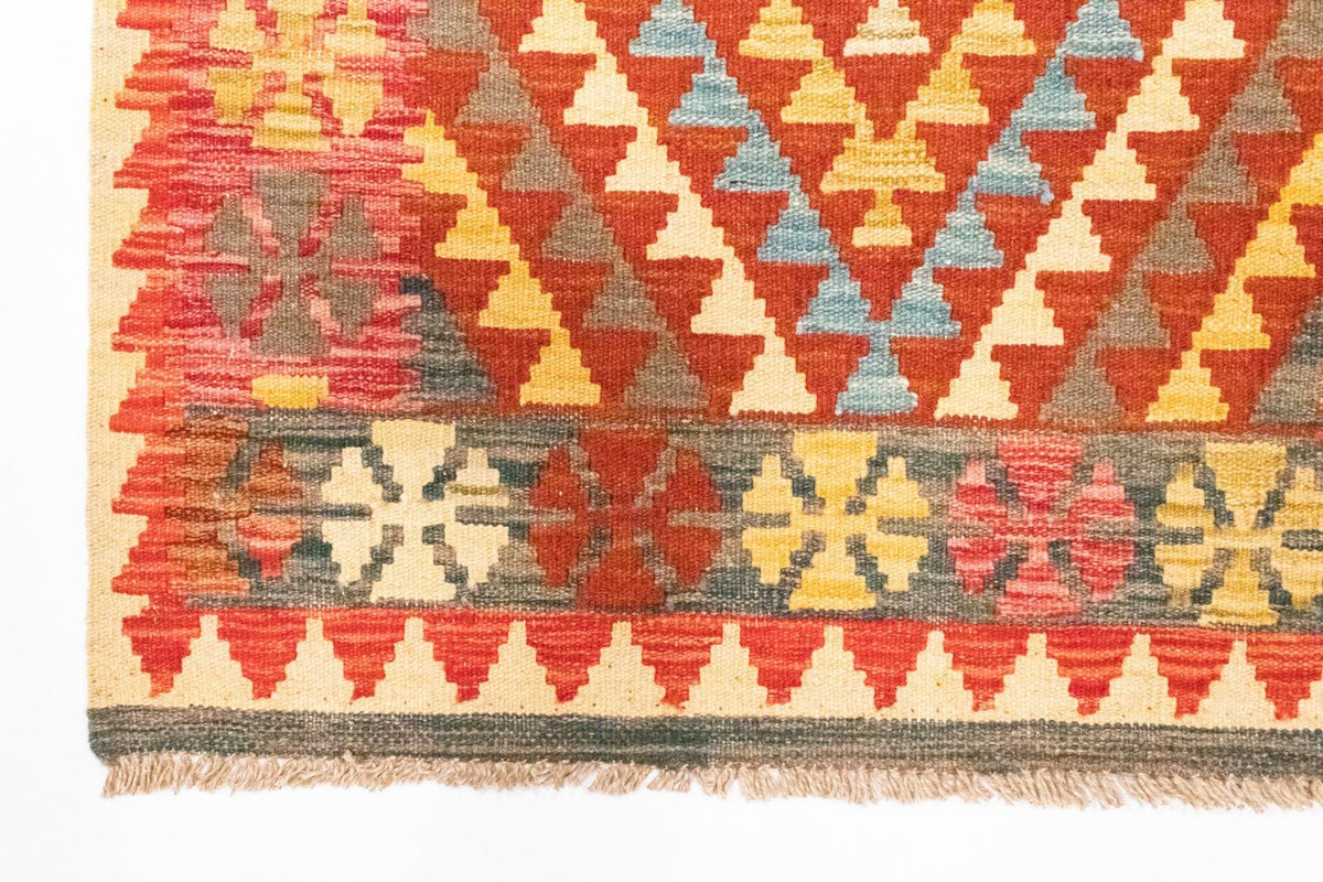 Dywan Kelim - Orientalny - 120 x 79 cm - pomarańczowy