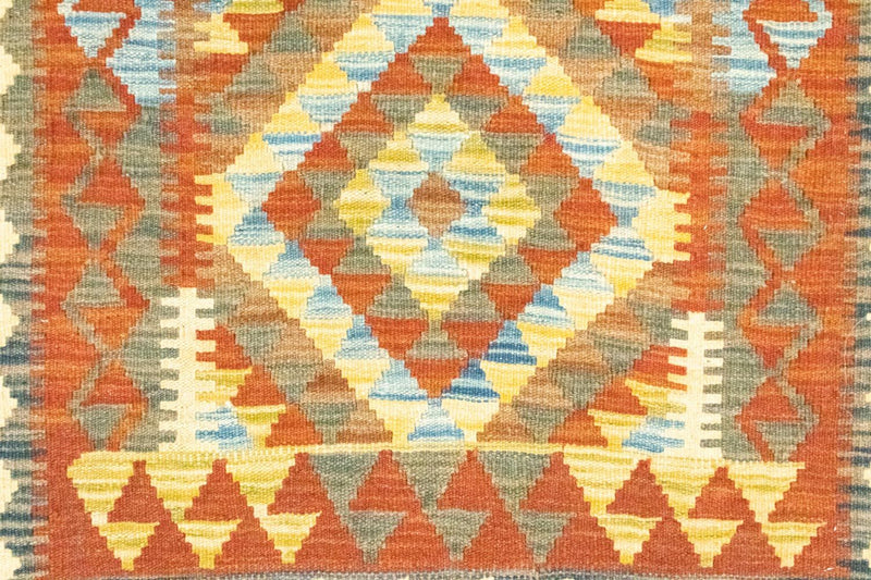 Dywan Kelim - Orientalny - 117 x 78 cm - brązowy