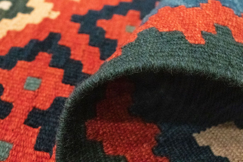 Dywan Kelim - Orientalny - 117 x 81 cm - pomarańczowy