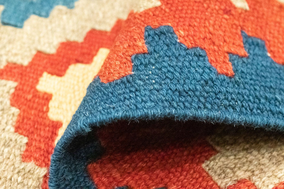 Dywan Kelim - Orientalny - 120 x 83 cm - beżowy