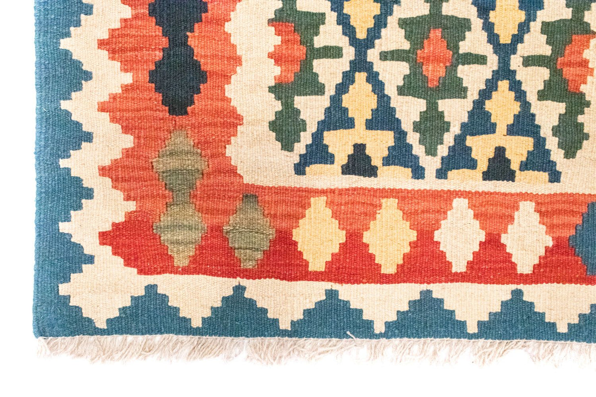 Dywan Kelim - Orientalny - 124 x 84 cm - wielokolorowy