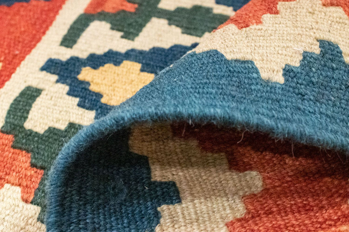 Dywan Kelim - Orientalny - 124 x 84 cm - wielokolorowy