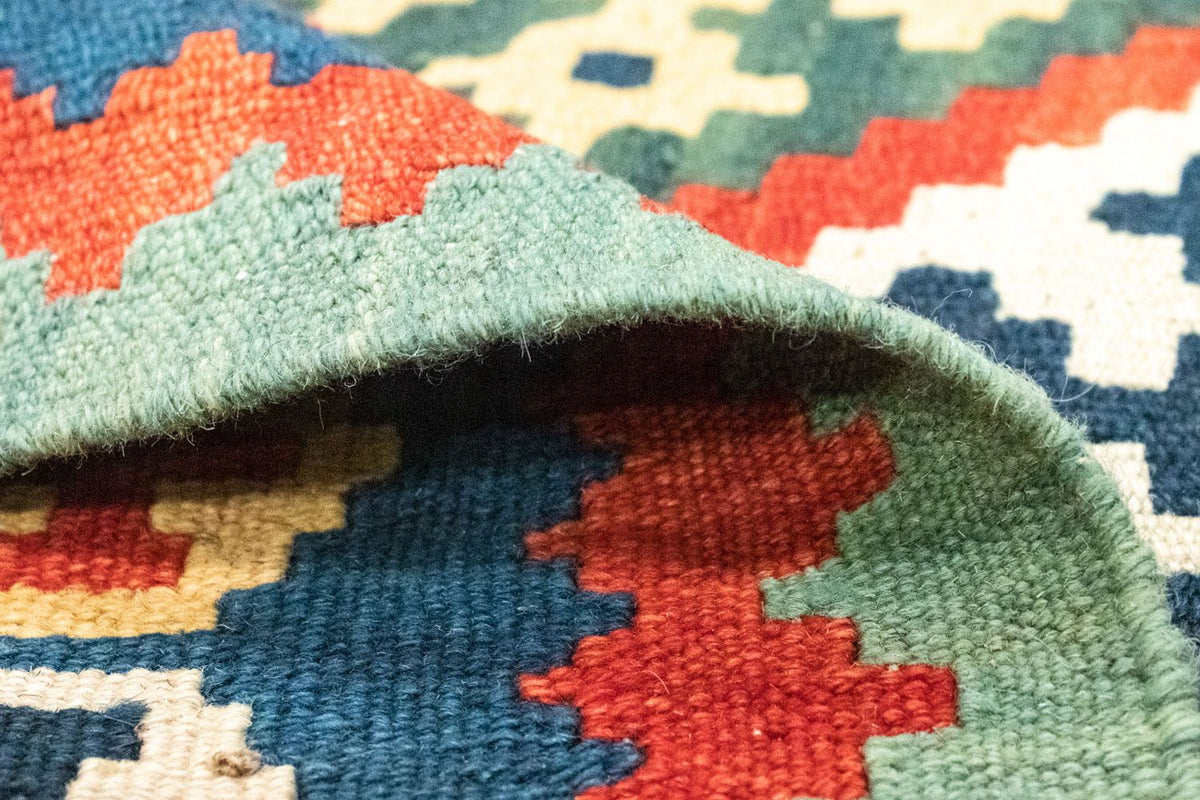 Dywan Kelim - Orientalny - 129 x 87 cm - wielokolorowy