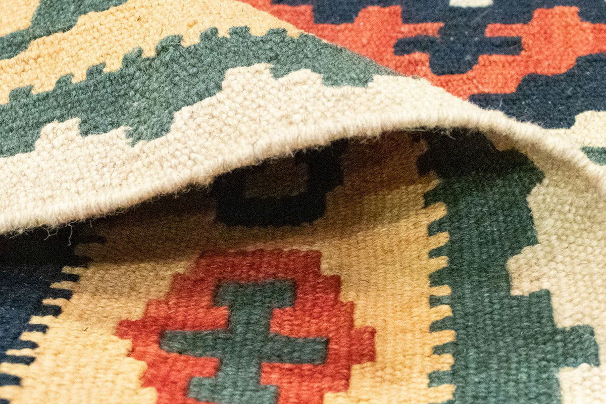 Dywan Kelim - Orientalny - 128 x 87 cm - niebieski