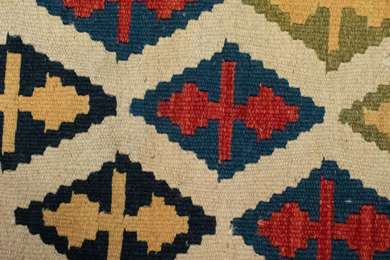 Dywan Kelim - Orientalny - 119 x 82 cm - pomarańczowy