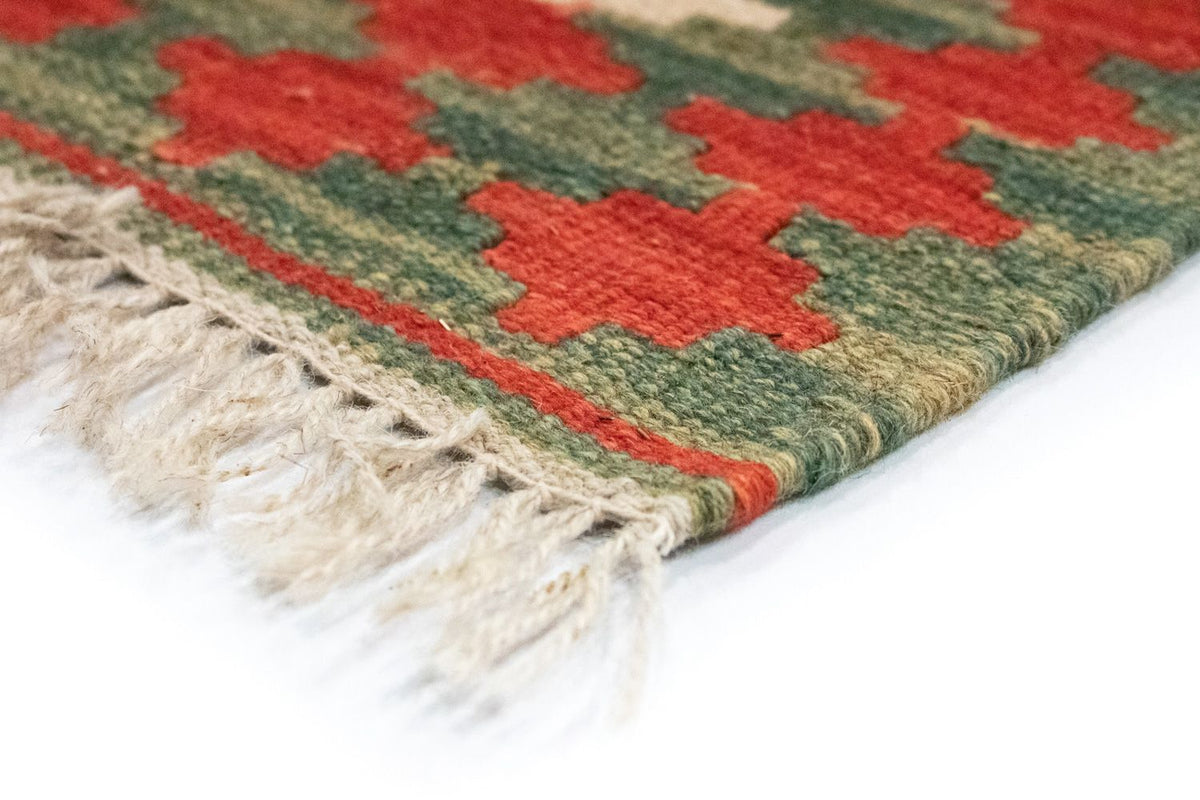 Dywan Kelim - Orientalny - 119 x 82 cm - pomarańczowy