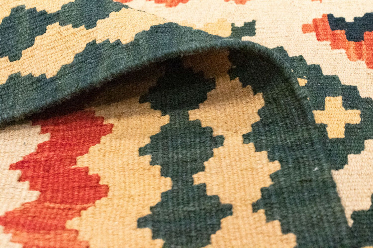 Dywan Kelim - Orientalny - 125 x 86 cm - beżowy