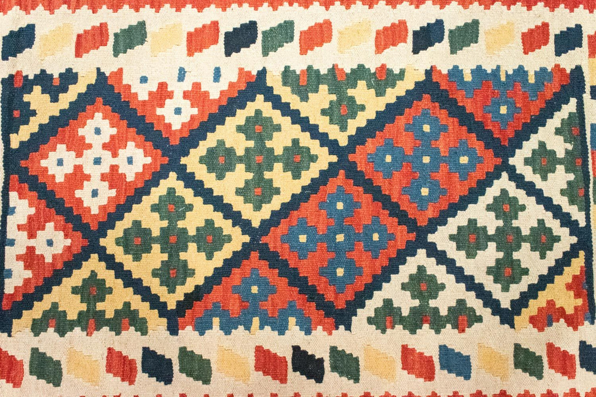 Dywan Kelim - Orientalny - 132 x 80 cm - beżowy