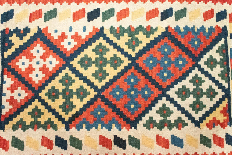 Dywan Kelim - Orientalny - 132 x 80 cm - beżowy