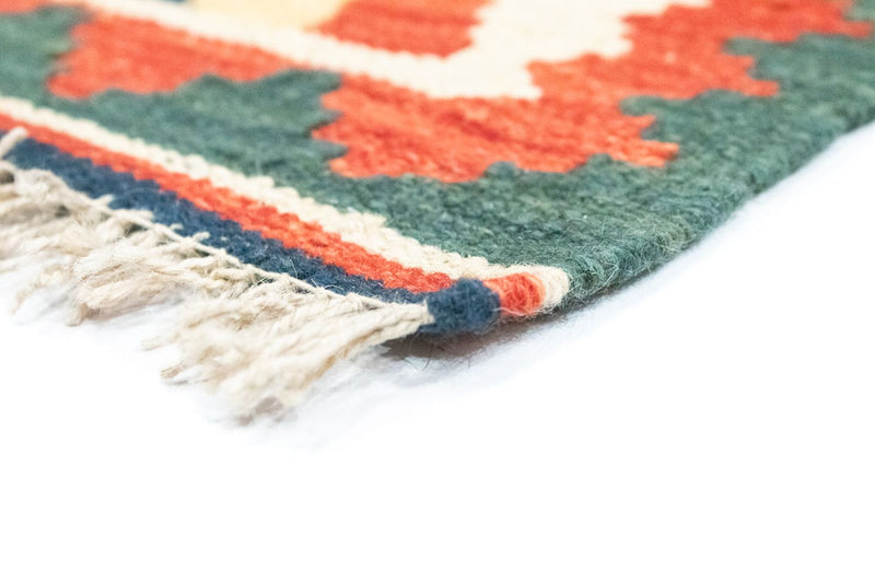 Dywan Kelim - Orientalny - 132 x 80 cm - beżowy