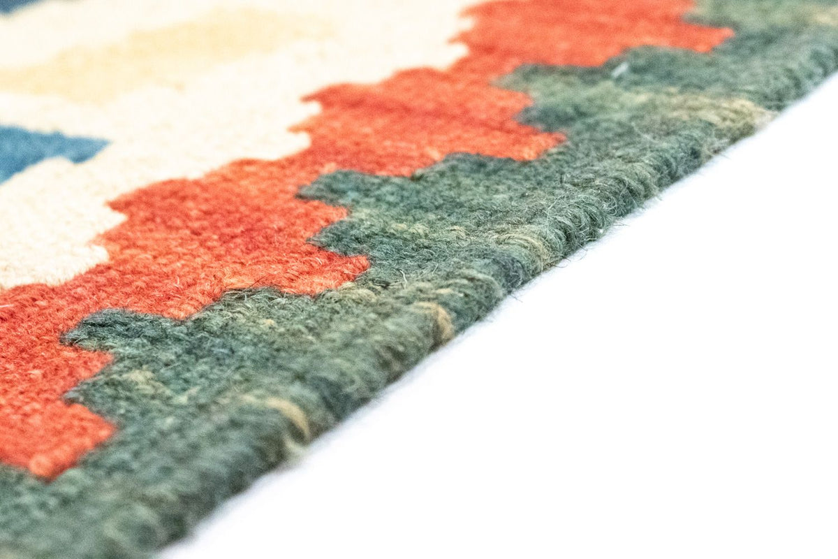 Dywan Kelim - Orientalny - 123 x 86 cm - pomarańczowy