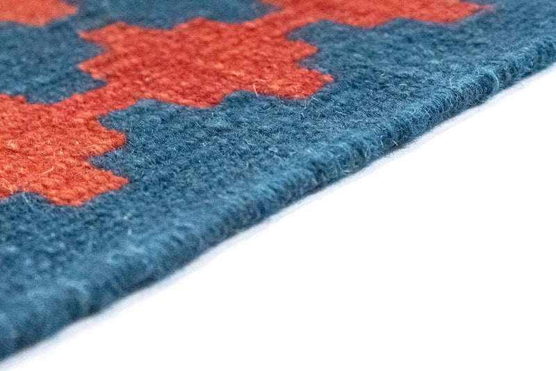 Dywan Kelim - Orientalny - 122 x 82 cm - niebieski