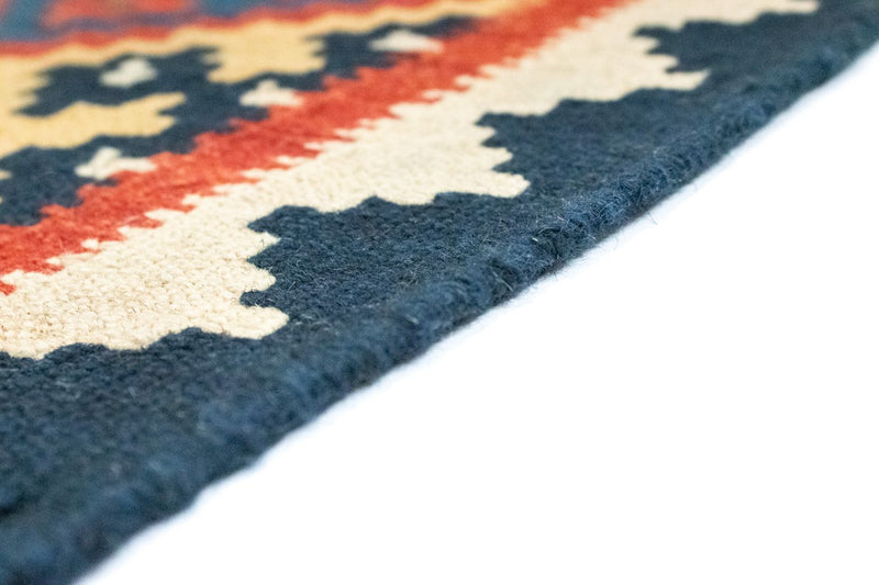 Dywan Kelim - Orientalny - 122 x 90 cm - pomarańczowy