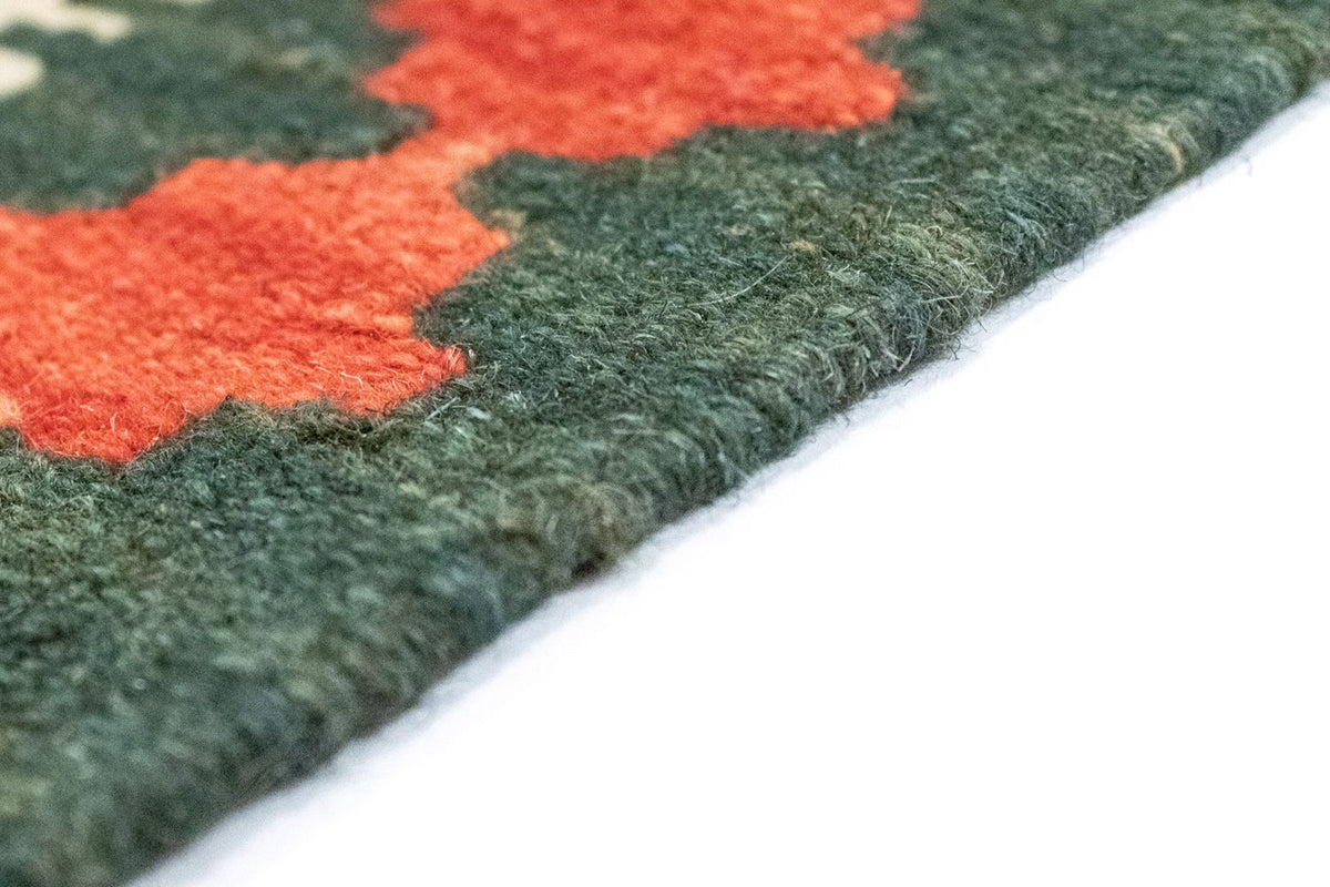 Dywan Kelim - Orientalny - 127 x 84 cm - pomarańczowy