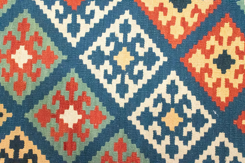 Dywan Kelim - Orientalny - 123 x 84 cm - niebieski