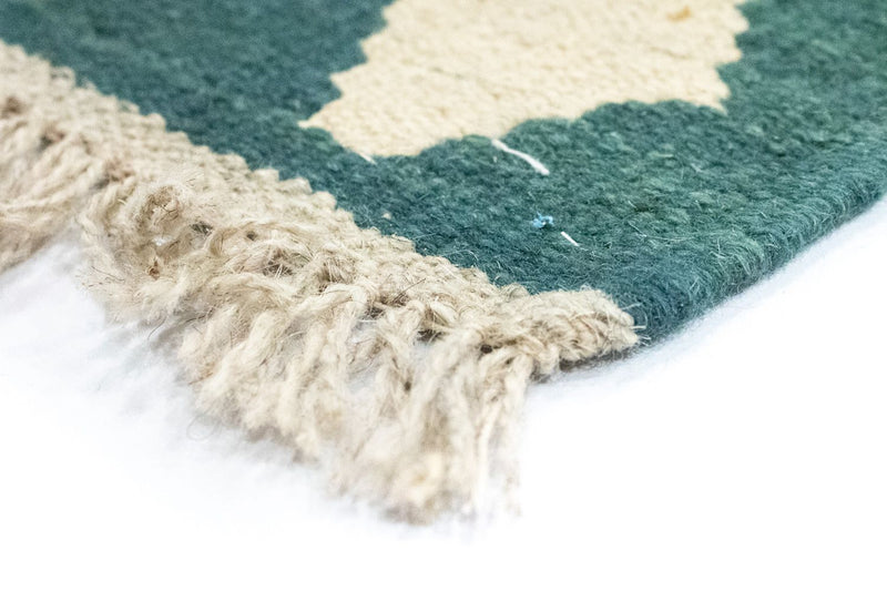 Dywan Kelim - Orientalny - 123 x 84 cm - niebieski