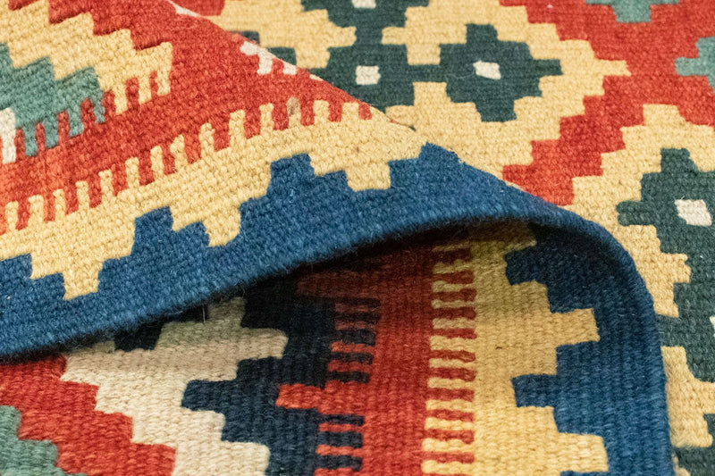 Dywan Kelim - Orientalny - 118 x 83 cm - wielokolorowy