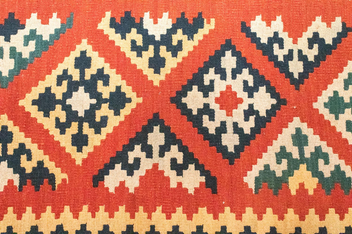 Dywan Kelim - Orientalny - 127 x 84 cm - pomarańczowy