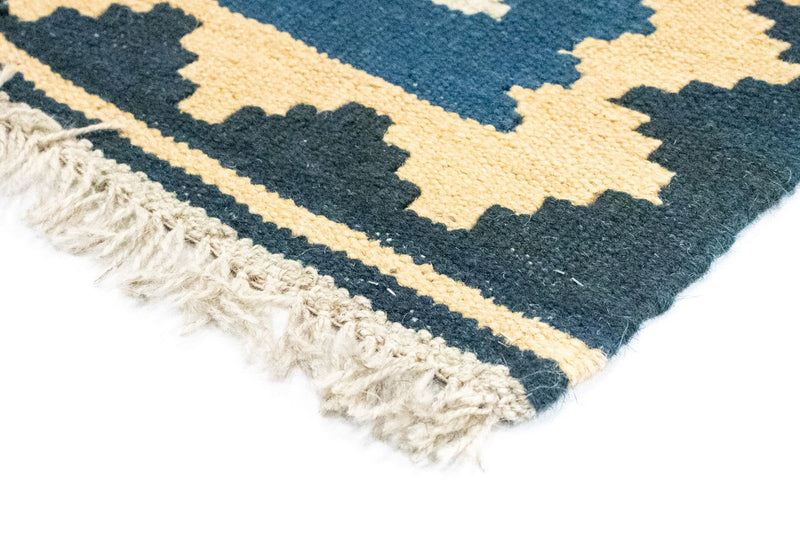 Dywan Kelim - Orientalny - 125 x 85 cm - niebieski