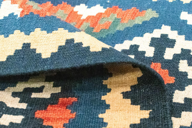 Dywan Kelim - Orientalny - 125 x 85 cm - niebieski