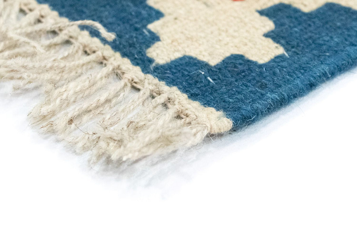 Dywan Kelim - Orientalny - 118 x 85 cm - pomarańczowy