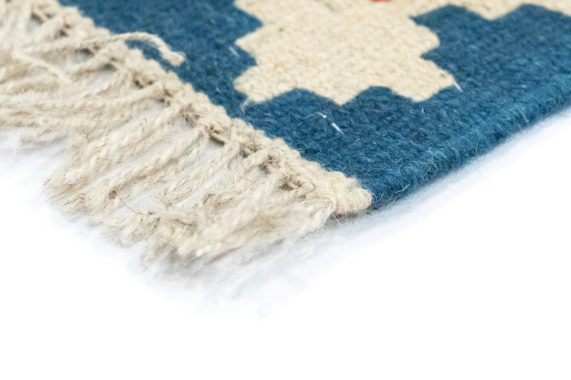 Dywan Kelim - Orientalny - 118 x 85 cm - pomarańczowy