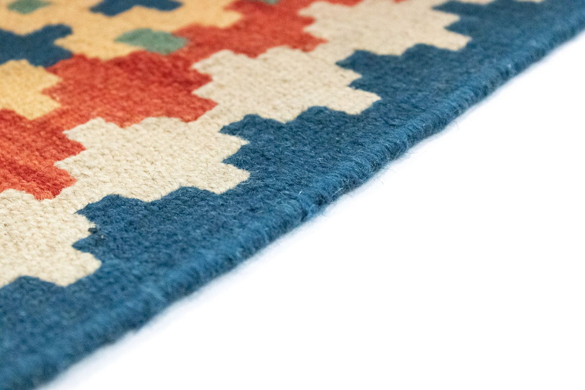 Dywan Kelim - Orientalny - 118 x 85 cm - pomarańczowy