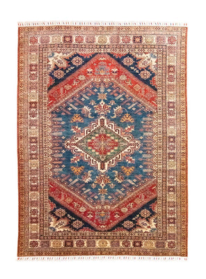 Dywan Ziegler - Kazak - 292 x 206 cm - niebieski