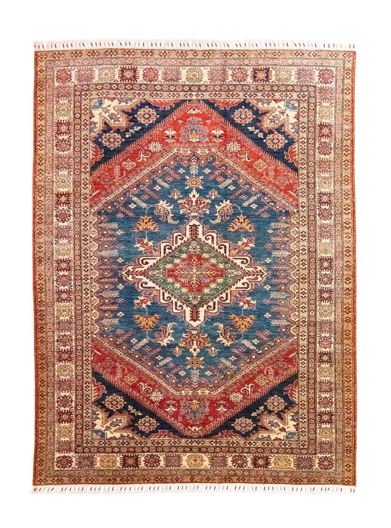 Dywan Ziegler - Kazak - 292 x 206 cm - niebieski