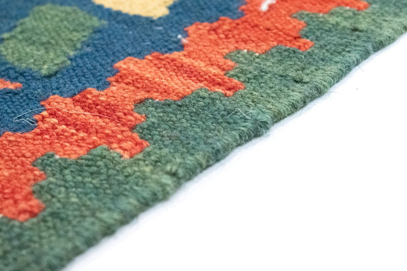 Dywan Kelim - Orientalny - 133 x 80 cm - pomarańczowy