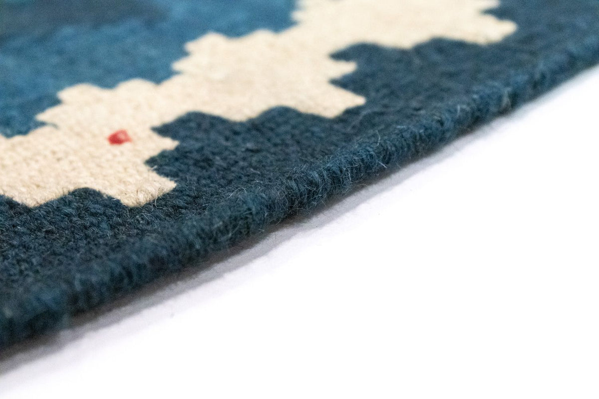 Dywan Kelim - Orientalny - 118 x 84 cm - wielokolorowy