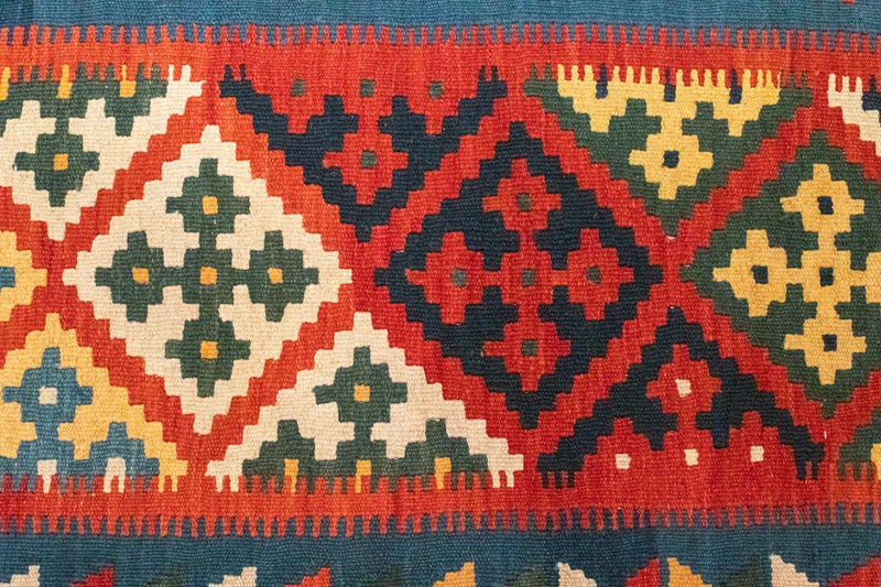 Dywan Kelim - Orientalny - 121 x 81 cm - czerwony