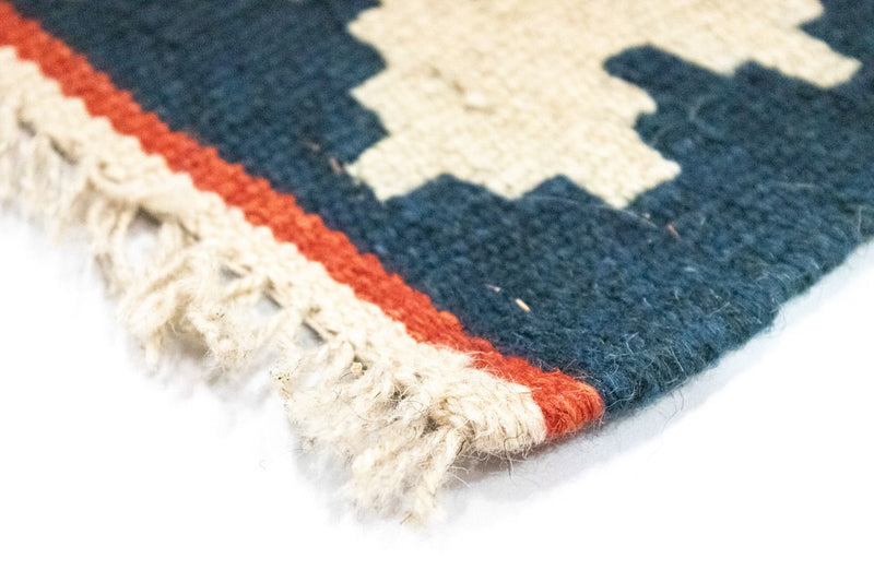 Dywan Kelim - Orientalny - 121 x 81 cm - czerwony