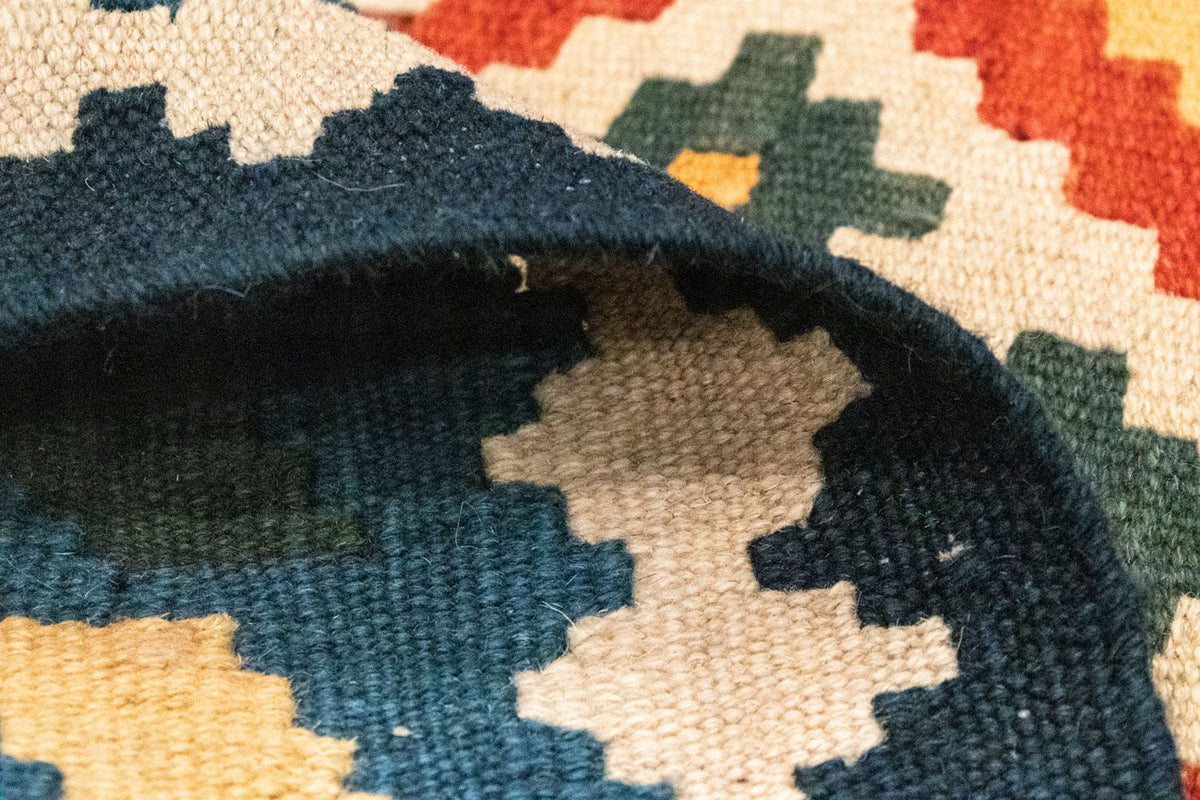 Dywan Kelim - Orientalny - 121 x 81 cm - czerwony