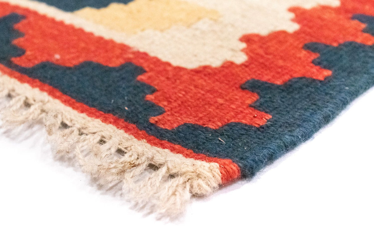 Dywan Kelim - Orientalny - 120 x 83 cm - pomarańczowy