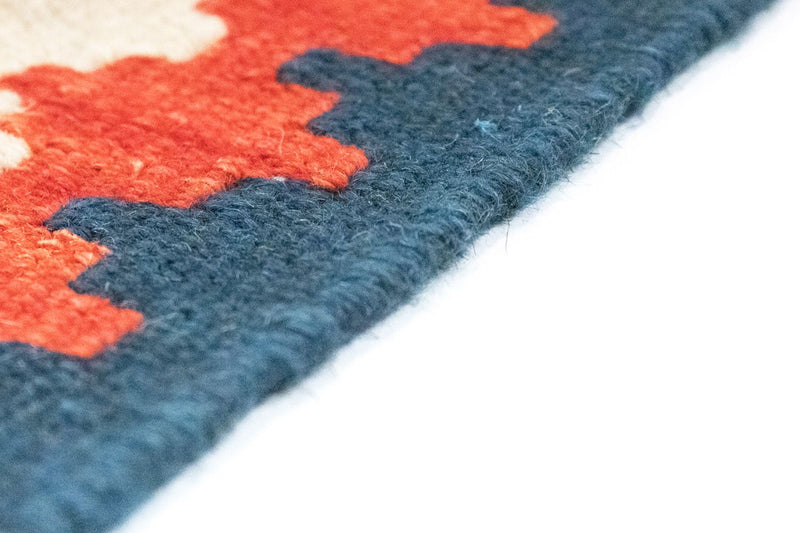 Dywan Kelim - Orientalny - 120 x 83 cm - pomarańczowy