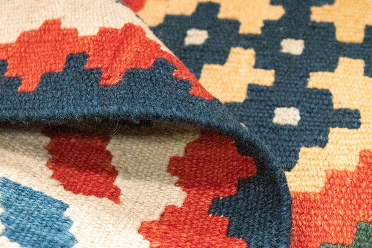 Dywan Kelim - Orientalny - 120 x 83 cm - pomarańczowy