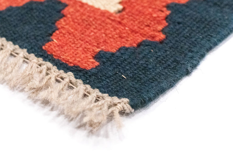 Dywan Kelim - Orientalny - 121 x 80 cm - niebieski