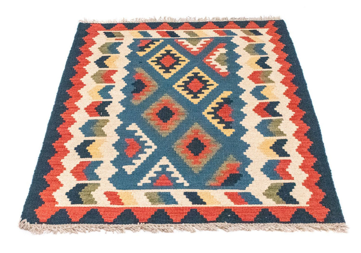 Dywan Kelim - Orientalny - 121 x 80 cm - niebieski