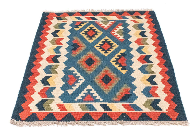 Dywan Kelim - Orientalny - 121 x 80 cm - niebieski