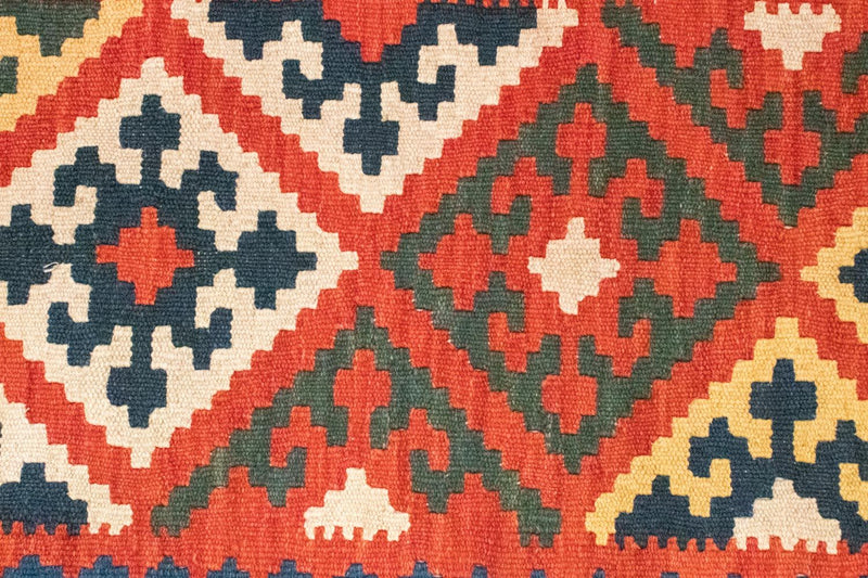 Dywan Kelim - Orientalny - 122 x 80 cm - pomarańczowy