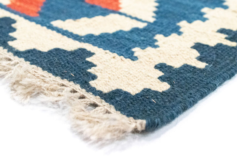 Dywan Kelim - Orientalny - 122 x 80 cm - pomarańczowy