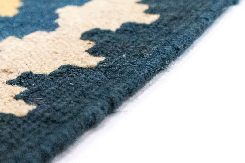 Dywan Kelim - Orientalny - 122 x 80 cm - pomarańczowy