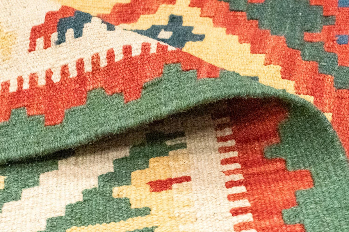 Dywan Kelim - Orientalny - 236 x 170 cm - pomarańczowy